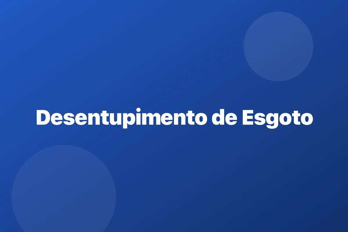 Desentupimento de esgoto em Natal – limpeza da coluna